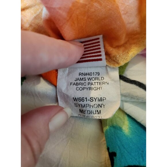 Jam's World Rainbow Abstract Symphony Daydreamer Shirt Top Women's Medium U.S.A. - Picture 10 of 13